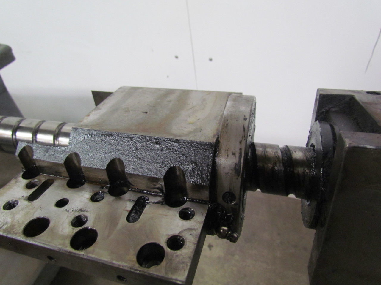 AMADA 50 Ton Turret Press Ball Screw & Nut W/Pulley and End Bearings 76" Travel