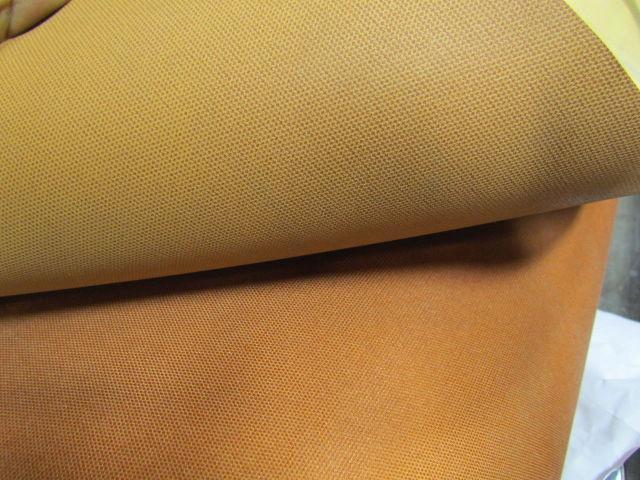 3 Ply Tan Rubber Slip Top Center V Guide Conveyor Belt 69Ft X 37-5/8"