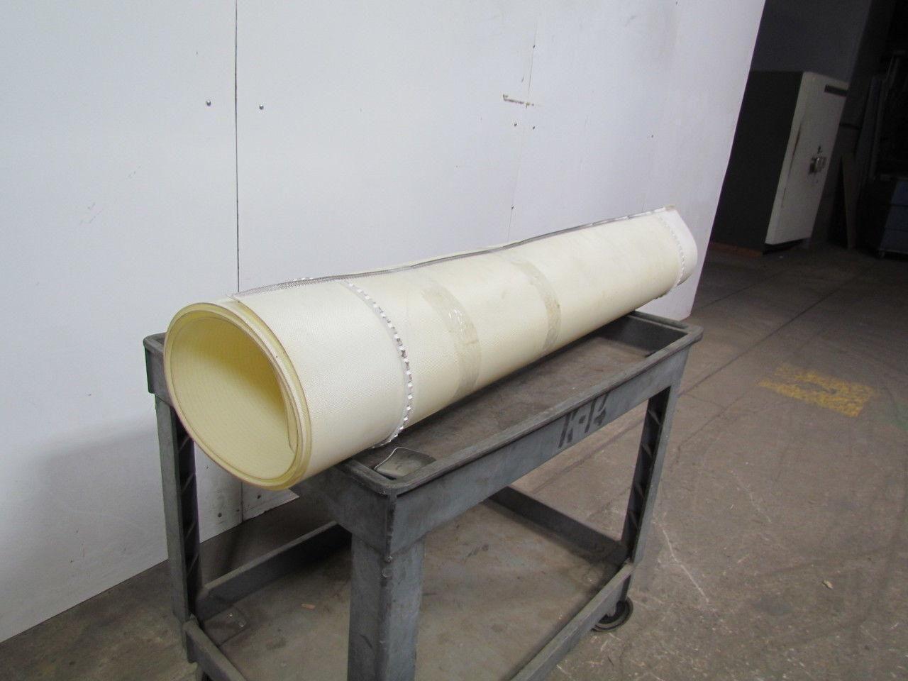 2 Ply Clear Urethane Smooth Top Conveyor Belt 7Ft X 56" 0.110" Thick