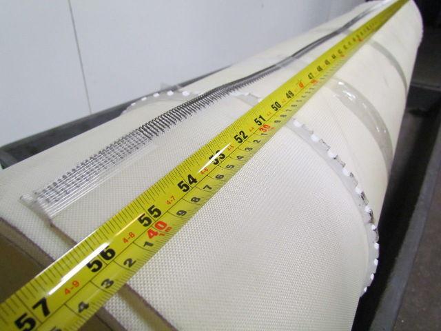 2 Ply Clear Urethane Smooth Top Conveyor Belt 7Ft X 56" 0.110" Thick