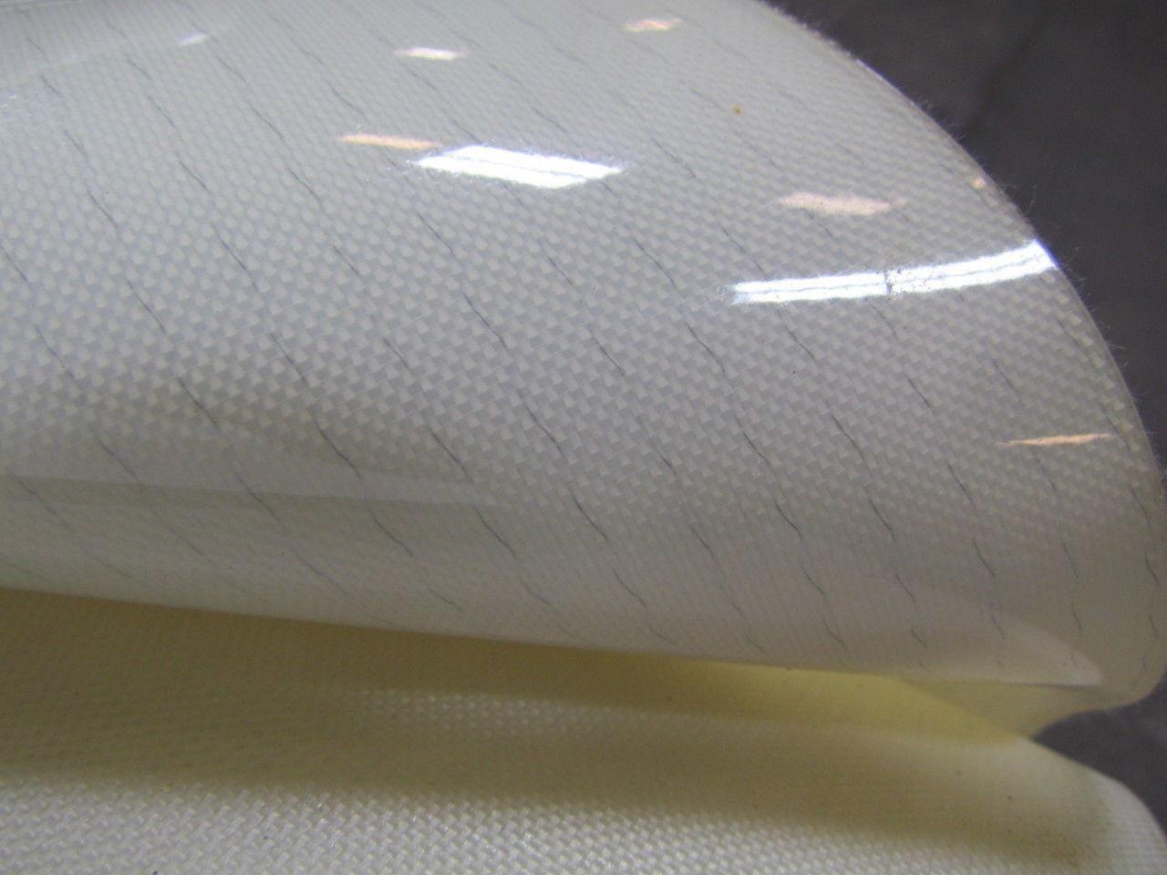 2 Ply Clear Urethane Smooth Top Conveyor Belt 7Ft X 56" 0.110" Thick