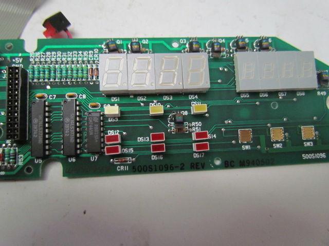 Kent 500S1096-2 REV BC 1900R Chart Recorder Digital Display Circuit Board