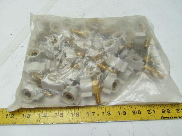 MB PEX F21B34 3/8" Crimp X 1/2"FPT Swivel Elbow Bag of 50