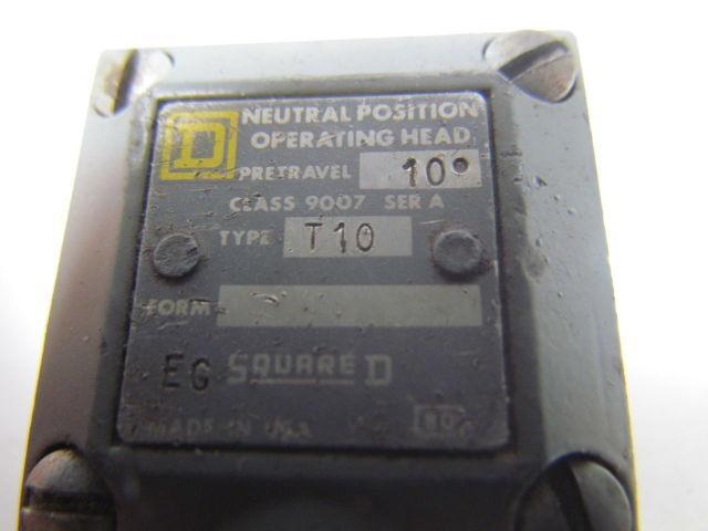Square D T10 Neutral position operating head 10degrees pretravel class 9007
