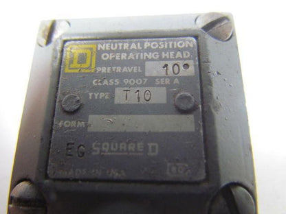 Square D T10 Neutral position operating head 10degrees pretravel class 9007