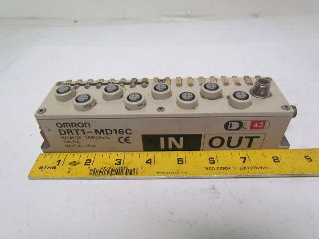 Omron DRT1-MD16C Remote terminal expansion block 24VDC environment resistive