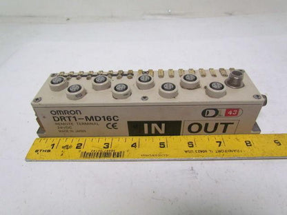 Omron DRT1-MD16C Remote terminal expansion block 24VDC environment resistive