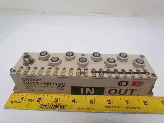Omron DRT1-MD16C Remote terminal expansion block 24VDC environment resistive