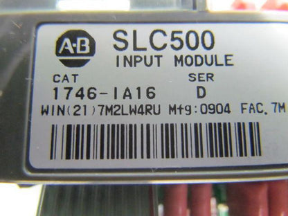 Allen Bradley 1746-LA16 Ser.D SLC500 Input module