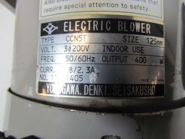 Yodogawa CCN5T 125mm 3PH 200V Electric Blower Scroll Fan 50/ 60Hz