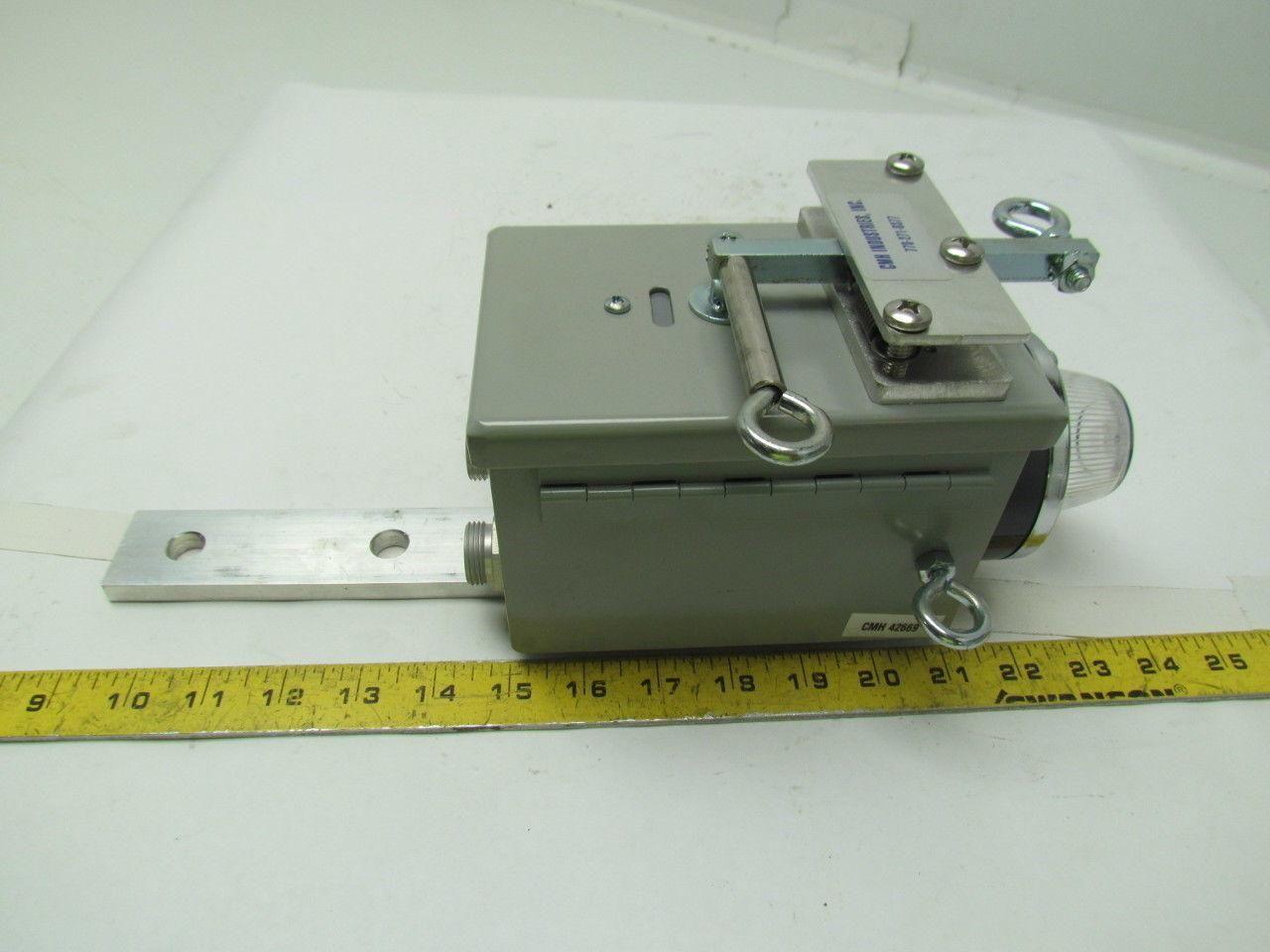 CMH Industries 1760-5VX Andon Pull Box CMH 42595 w/ clear lens New