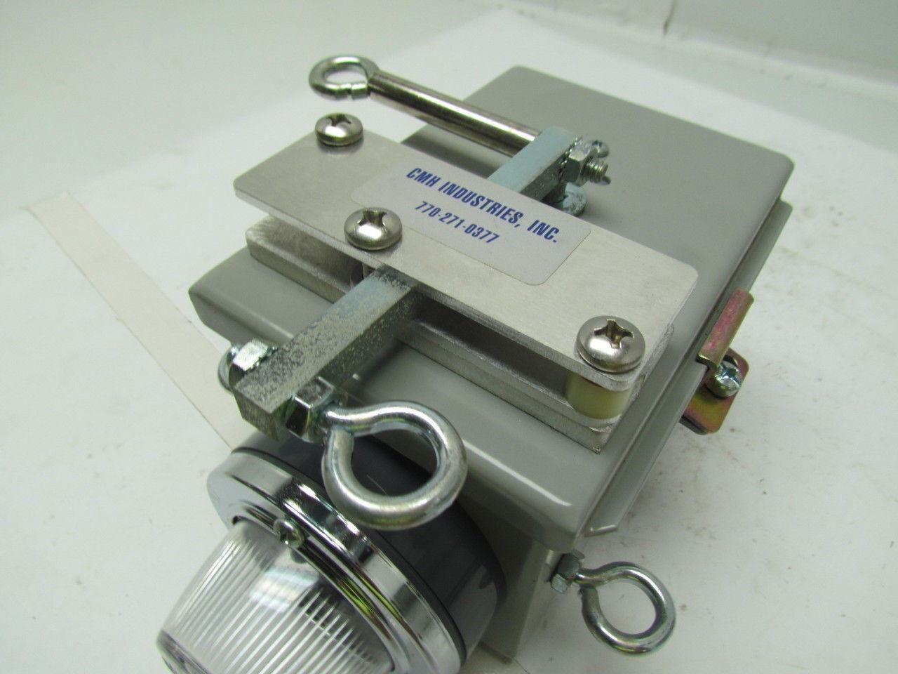 CMH Industries 1760-5VX Andon Pull Box CMH 42595 w/ clear lens New