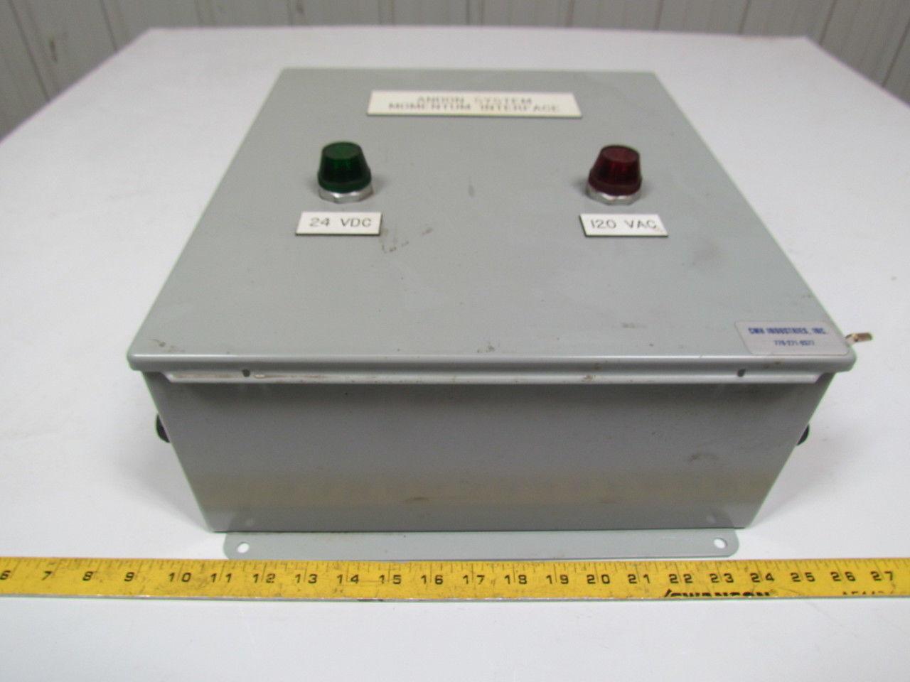 Sola Hoffman SLS-24-024T 1614CH 24VDC Regulated Power Supply in enclosure panel