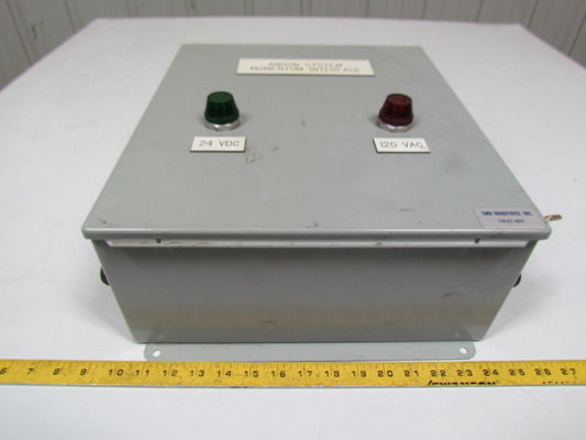 Sola Hoffman SLS-24-024T 1614CH 24VDC Regulated Power Supply in enclosure panel