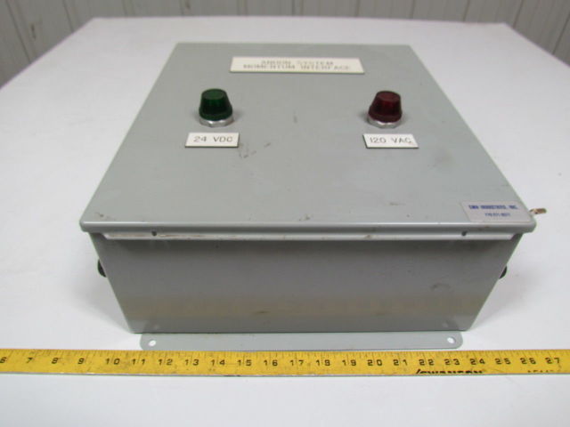 Sola Hoffman SLS-24-024T 1614CH 24VDC Regulated Power Supply in enclosure panel