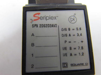 Seriplex SPX 2DS2D2AV2 Discrete I/O Module version 2.0 New!