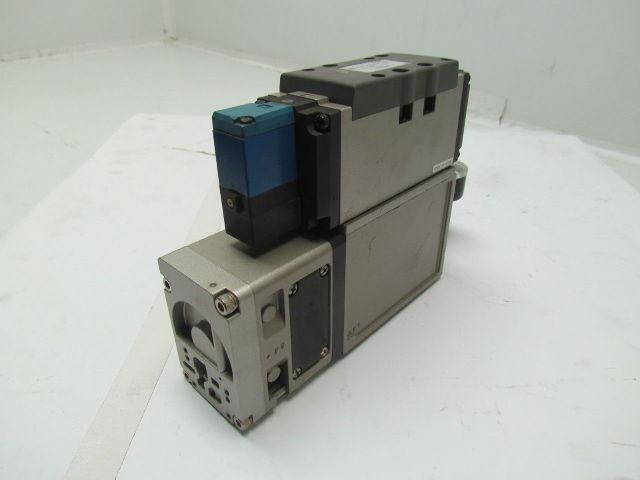 SMC Syndevco VSS8-8-FG-S-3EZ-V1- X6 Valve iso 8 Sol 4/5 Port w/ manifold & gauge