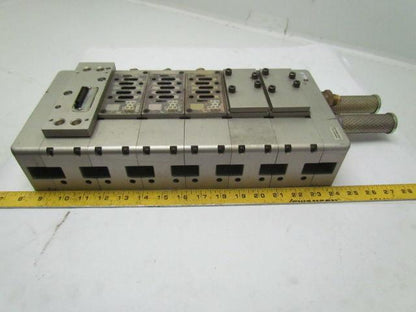 SMC Syndevco US3467 5 station manifold
