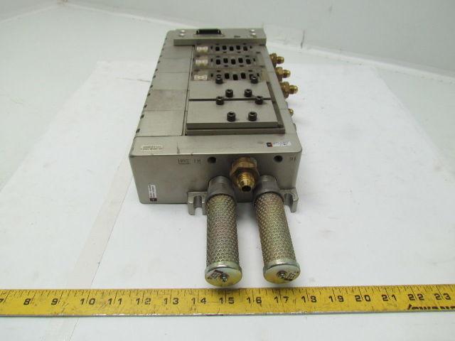 SMC Syndevco US3467 5 station manifold