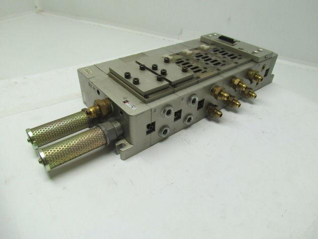 SMC Syndevco US3467 5 station manifold