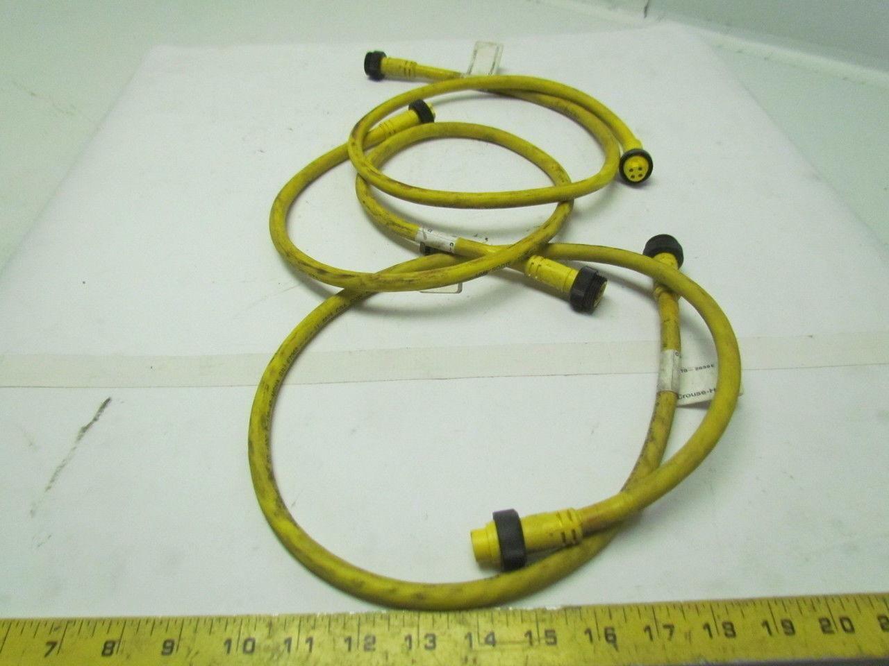 Cooper 5000110-263SE 4 pole male female cord lot of 3