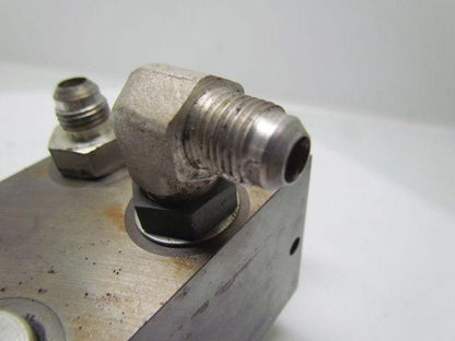 Vickers DGMS-3-2E-10-S 2 station hydraulic subplate port size SAE 3/4-16 UNF-2B