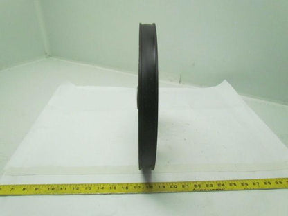 New Aluminum idler wheel 1-1/8"wx11-3/4"OD w/u-shaped band & 5/8" Roller Brgs.