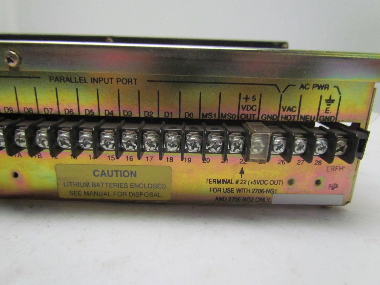 Allen-Bradley 2706-B13J31 Ser G Rev B Dataliner DL40 Plus Message Display