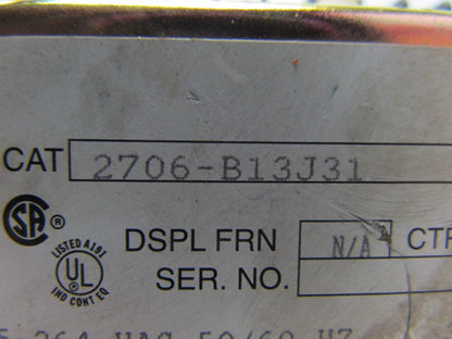 Allen-Bradley 2706-B13J31 Ser G Rev B Dataliner DL40 Plus Message Display