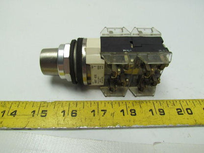 Allen Bradley 800T-H36 Ser.T Rotary Switch 30.5mm 2 POS Lock cylinder no Key