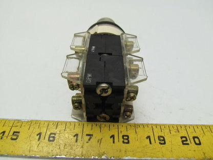 Allen Bradley 800T-H36 Ser.T Rotary Switch 30.5mm 2 POS Lock cylinder no Key