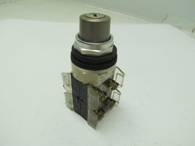 Allen Bradley 800T-H36 Ser.T Rotary Switch 30.5mm 2 POS Lock cylinder no Key