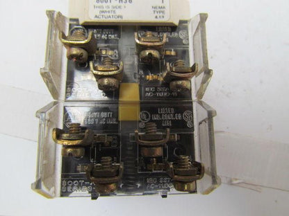 Allen Bradley 800T-H36 Ser.T Rotary Switch 30.5mm 2 POS Lock cylinder no Key