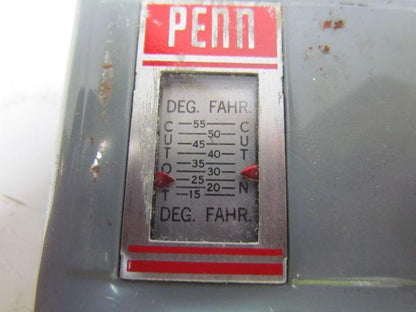 Penn 2800 Series 270 single pole close hi temp controller 15/55F Range