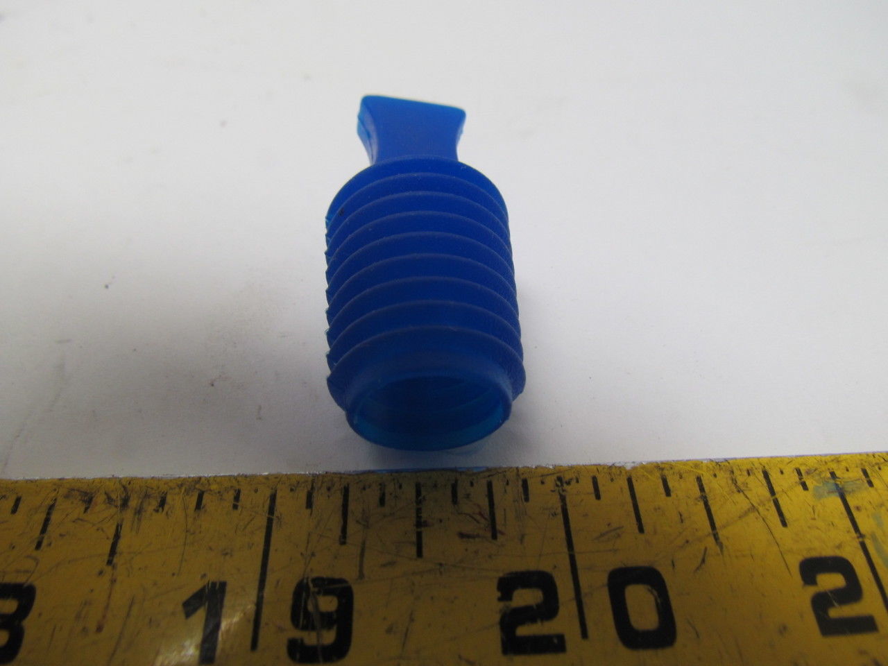 434031BA blue silicone rubber flangeless tapered plug painting powdercoat