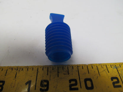 434031BA blue silicone rubber flangeless tapered plug painting powdercoat