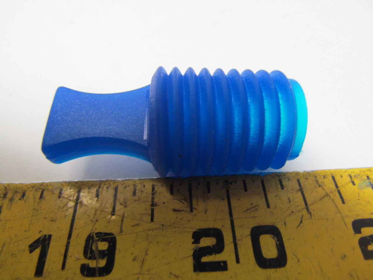 434031BA blue silicone rubber flangeless tapered plug painting powdercoat