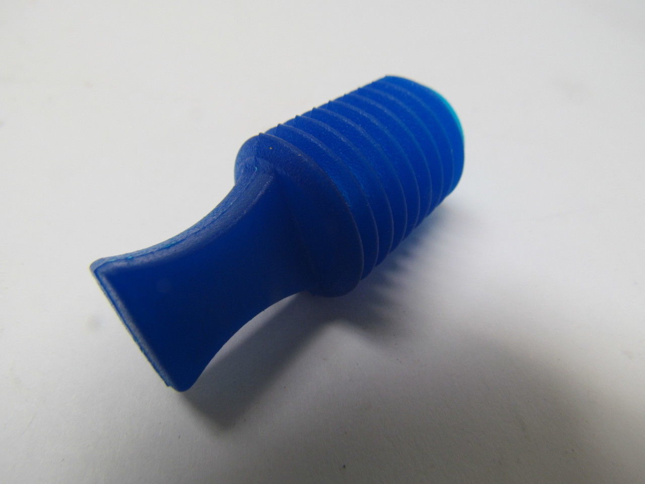 434031BA blue silicone rubber flangeless tapered plug painting powdercoat