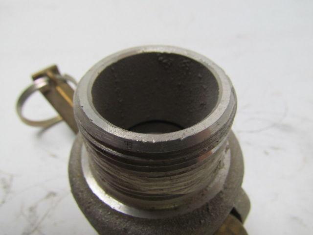 PT COUPLING 12B 1-1/4" camlock coupler male lot of 2 1 new 1 used