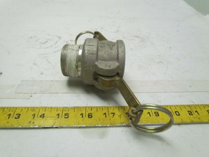 PT COUPLING 12B 1-1/4" camlock coupler male lot of 2 1 new 1 used