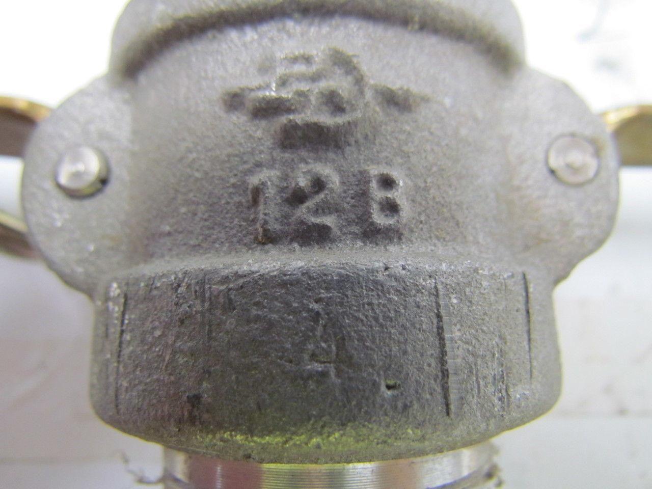 PT COUPLING 12B 1-1/4" camlock coupler male lot of 2 1 new 1 used