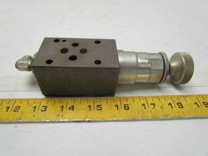 Double A WNNNC-3-3M-K-10A1-G Hydraulic Relief Valve
