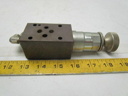 Double A WNNNC-3-3M-K-10A1-G Hydraulic Relief Valve