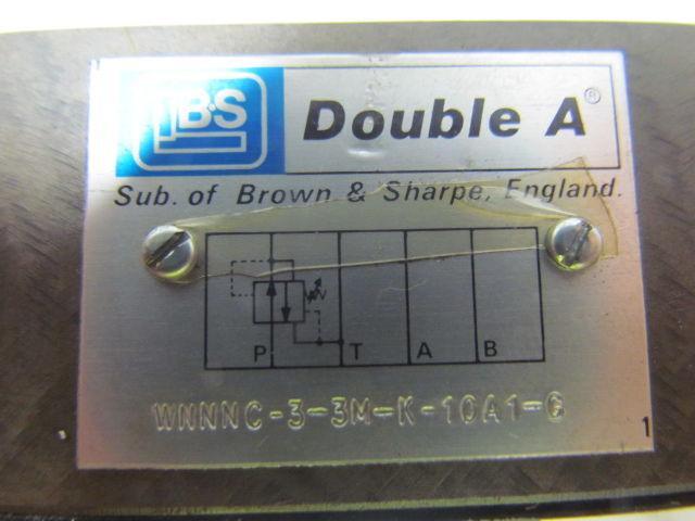Double A WNNNC-3-3M-K-10A1-G Hydraulic Relief Valve