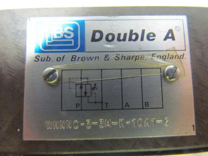 Double A WNNNC-3-3M-K-10A1-G Hydraulic Relief Valve