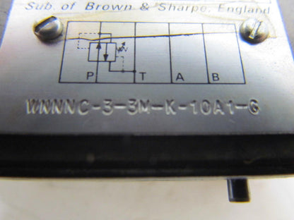 Double A WNNNC-3-3M-K-10A1-G Hydraulic Relief Valve