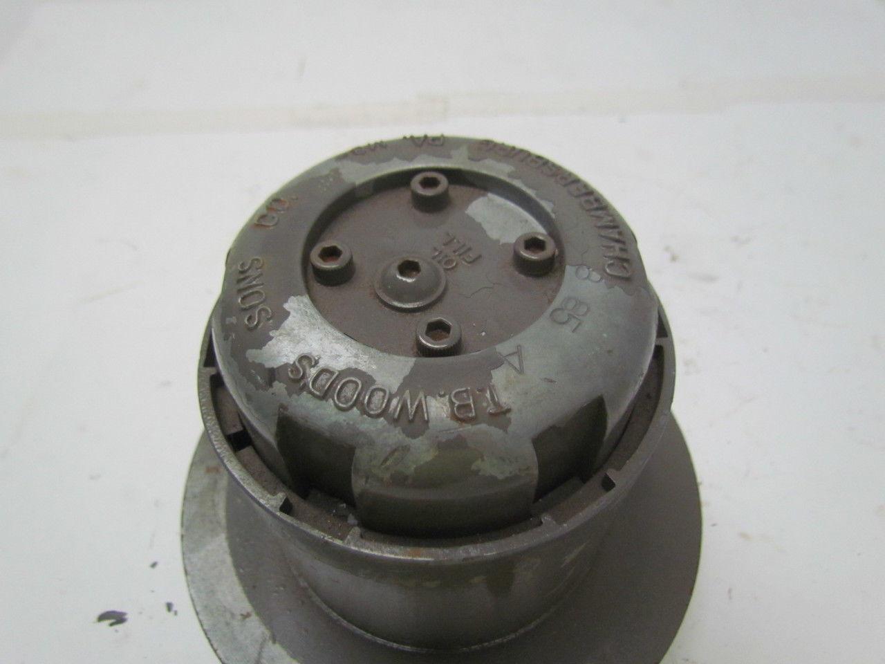 T.B. Woods MS-58 variable sheave pulley 1/2" bore maximum 8900 RPM