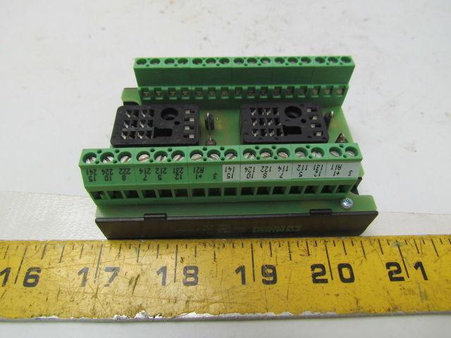 Murr Elektronik 61011 Relay Socket Module In:24VDC-Out:12VDC