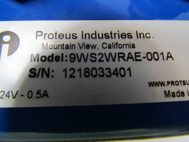 Proteus industries 9WS2WRAE-001A Weldsaver flow control valve