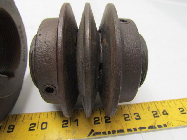 Lot of 3 variable pitch sheaves (see below for details)